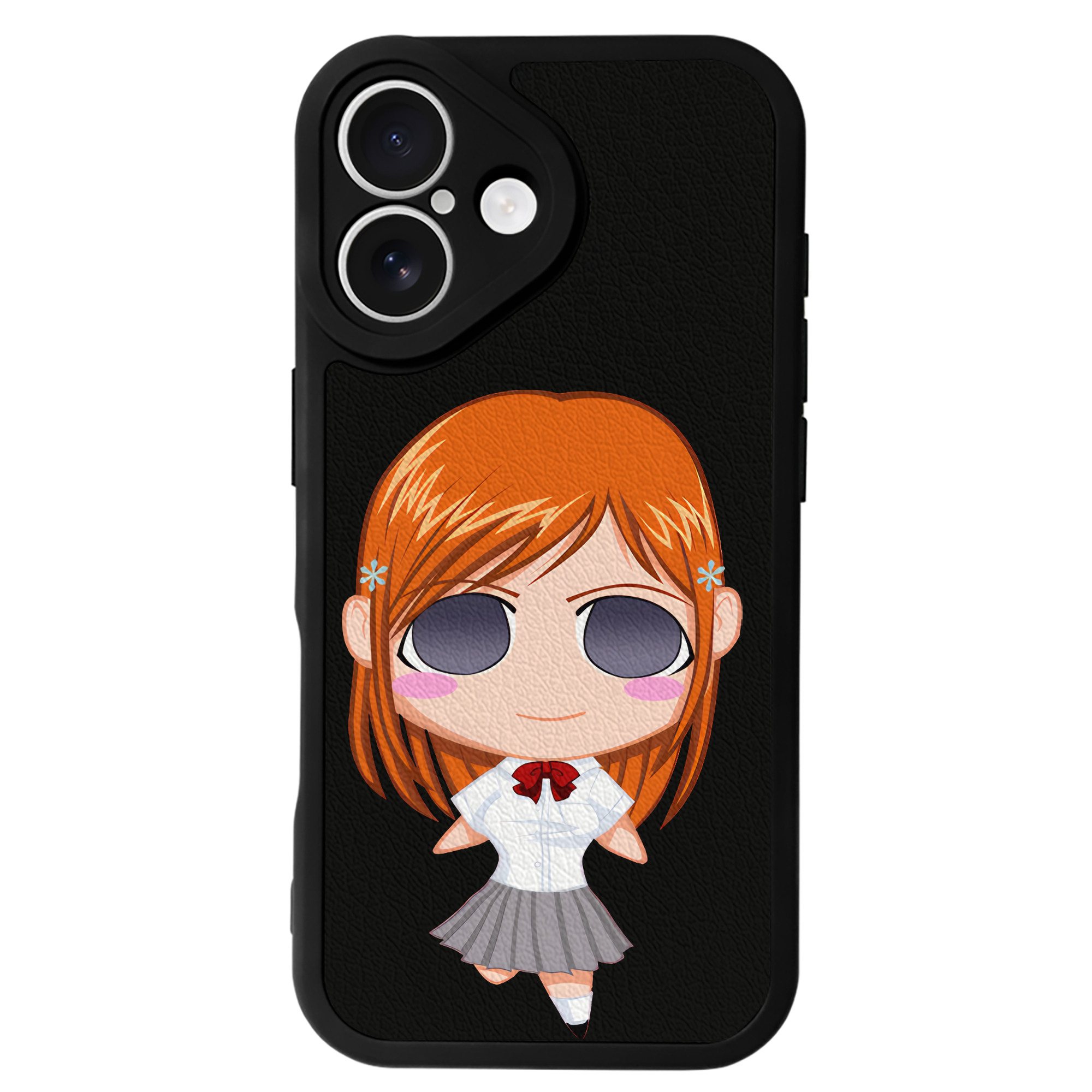 （画像用） ブリーチ 井上織姫（いのうえおりひめ） BLEACH Inoue Orihime 【iPhone 16シリーズ対応】シリコンスマホケース（レザー調） 材質：シリコン